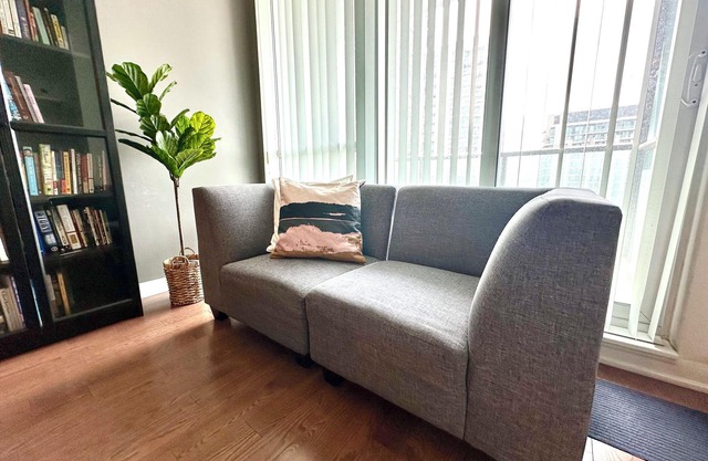 Prime Sherway Location! Modern artist's 2 bed condo with pool!