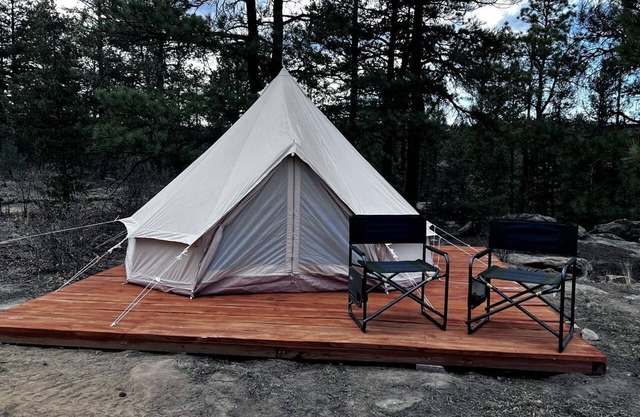 Private Bell Tent with Amazing Stargazing in Colorado