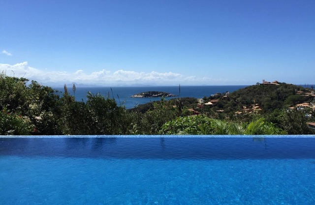 Private luxury villa with pool and sea views. 200 meters from beach.