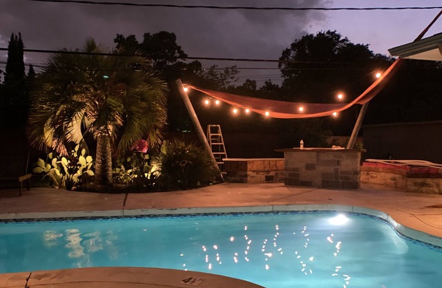 Private pool, great sound system, all the amenities one could hope for.