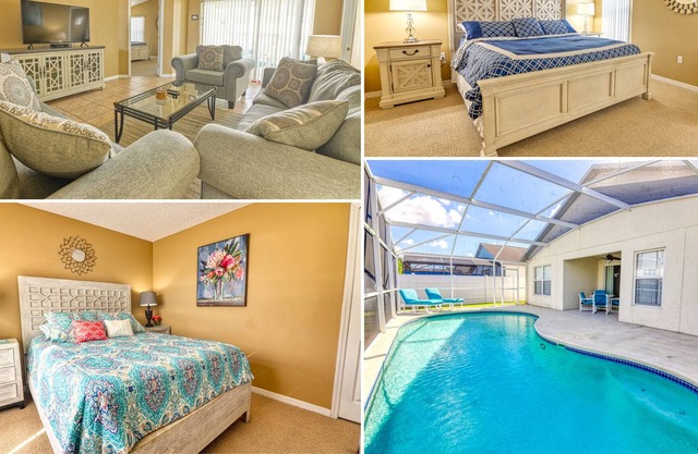 Private Pool - No Rear Neighbors - 5 Bedrooms - 20 Minutes to Disney - Clear Creek