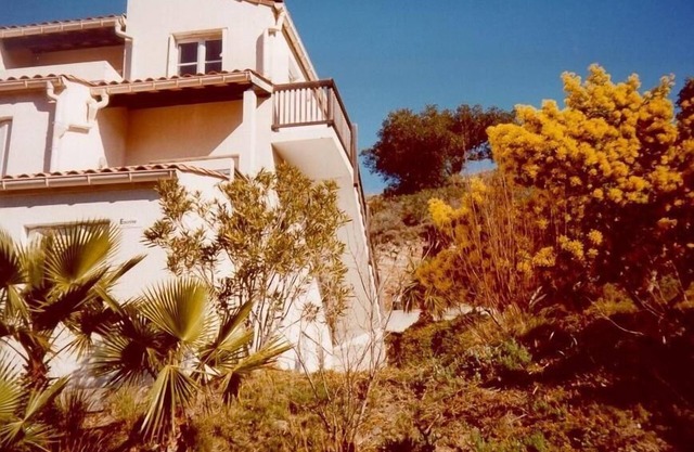 Private residence on the seafront with tennis, pool, bowling alley and restaurant.