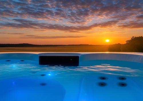 Private Villa for 6 with Hot Tub Fireplace and Breakfast Near Lund
