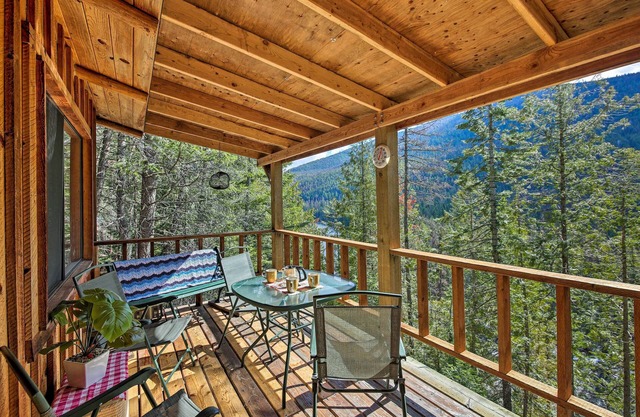 Private 'Yaak River Hideaway' w/Deck & Mtn Views!