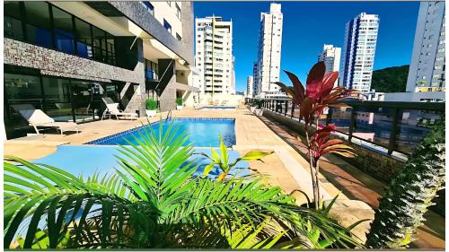 PROMOÇÃO - Vista Superior - Jacuzzi - Sauna - Piscina - Vaga Grátis 400m da Praia
