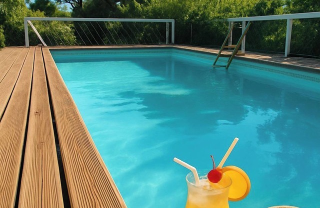 Provencal house with outdoor pool 650 m from pont du gard and its river
