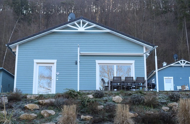 Pure nature - vacation home 62/wooden chalet with 3 bedrooms in Altmühltal