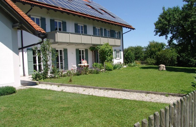 Quiet vacation apartments in a secluded location with views of the Alps