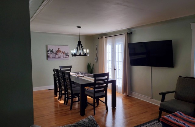 Quite and spacious house with gulch passing through property & a park backyard
