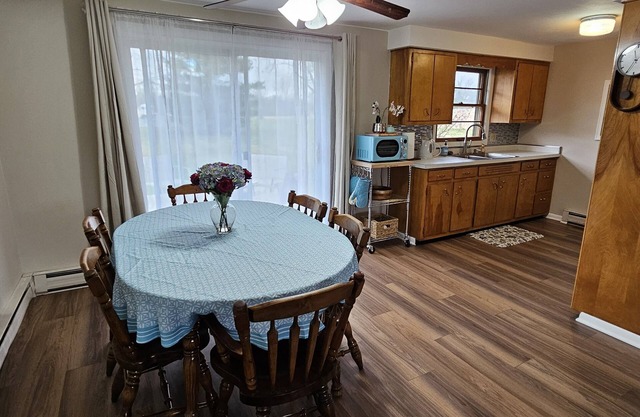 Relax and unwind in this colorful home close to hospitals and colleges!