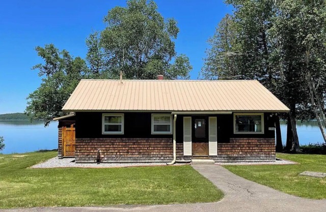 Relax in Aroostook County at this little piece of heaven right on the lake!