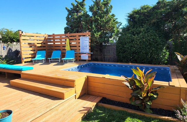 Relax on the beach or refresh in the pool.