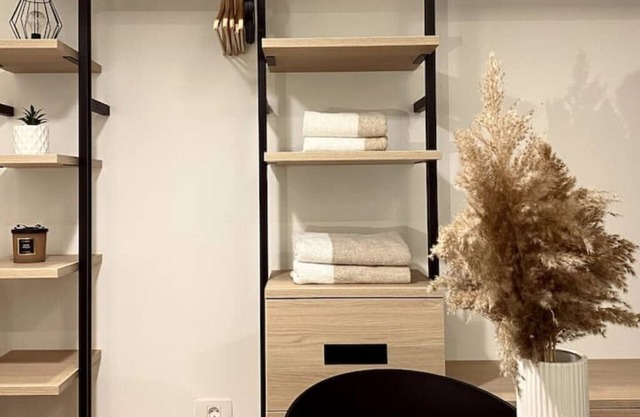 Relaxing Studio Stay with Terrace and Private Parking