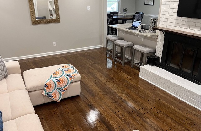 Renovated central located 5 bedroom home! Great for family,friends and teammates