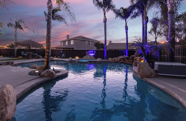 Resort style backyard with all Amenities close to wineries
