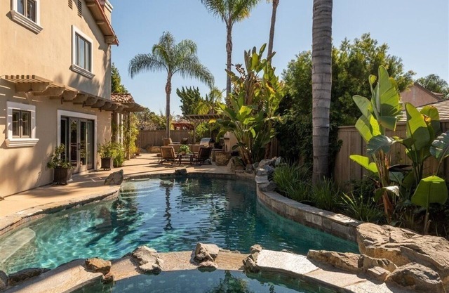 Resort style living near the beach in Rancho Santa Fe!