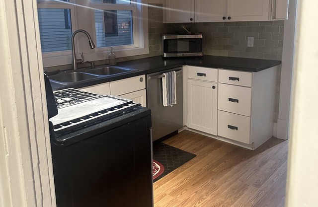 Retro Home on a Tree Lined Street