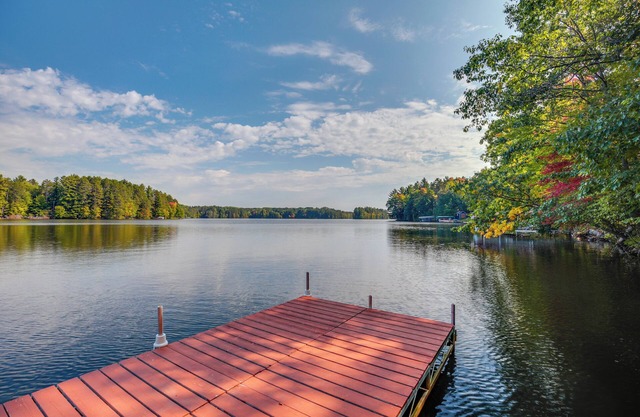 Rhinelander Chain of Lakes Home w/River Dock!