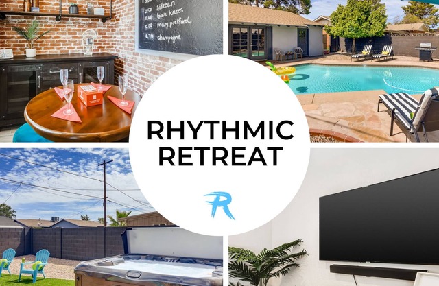 RHYTHMIC RETREAT: POOL + SPA + CORNHOLE + MORE