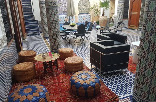 Riad Soleil D’Or is located in the center of the medina of Fez.