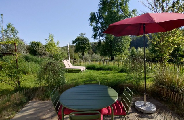 Right under the stork nests, not far from Lake Constance