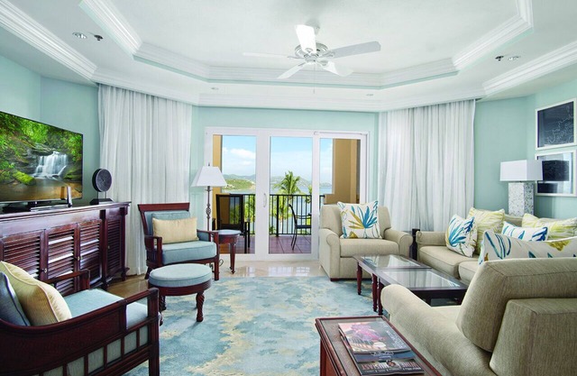 Ritz-Carlton Club St. Thomas Luxury 2BR Beachfront Apartment with Full Amenities