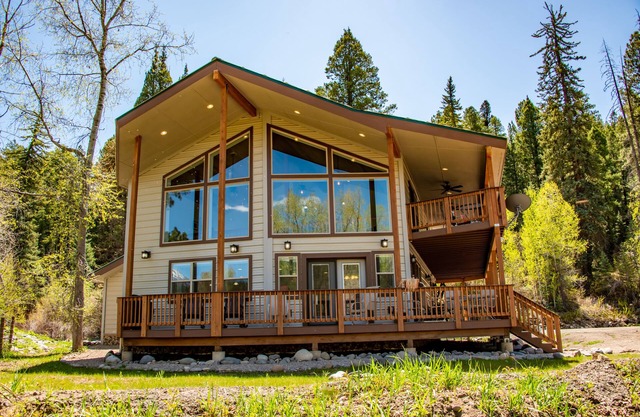 Riverfront home surrounded by San Juan Nat'l Forest