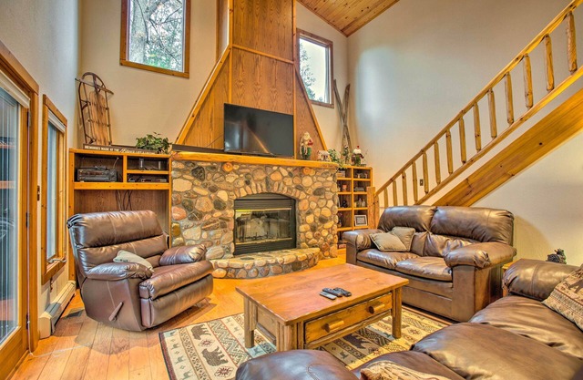 Riverfront Manton Cabin w/Pool Table & Fire Pit!