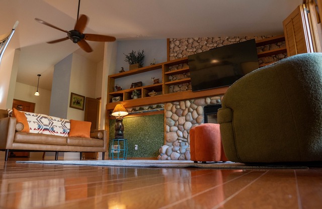 Riverfront property with private beach access with Universal EV Charging Station