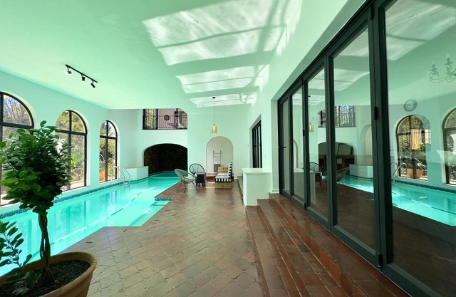 Riverside House with Indoor Pool