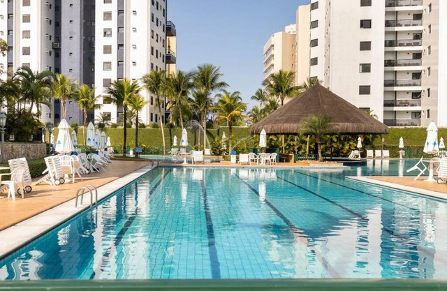 RIVIERA DE SÃO LOURENÇO - CONDO ACQUA A 0,5 MINUTO DA PRAIA - estilo resort! Apto com ar condicionado e wifi