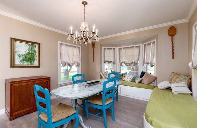 Romantic 1938 Bay House Steps from Ocean Dr Porches, Gardens & Coastal Charm