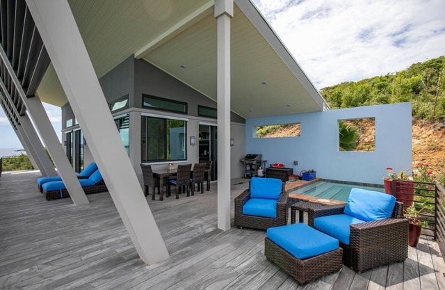 Romantic Cliffside Villa with Ocean Views & Pool