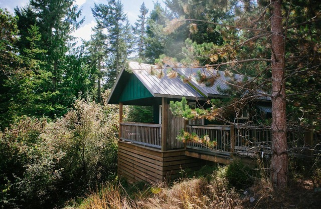 Romantic Lummi Cottage, Secluded in the Trees with Water View & Beach Path