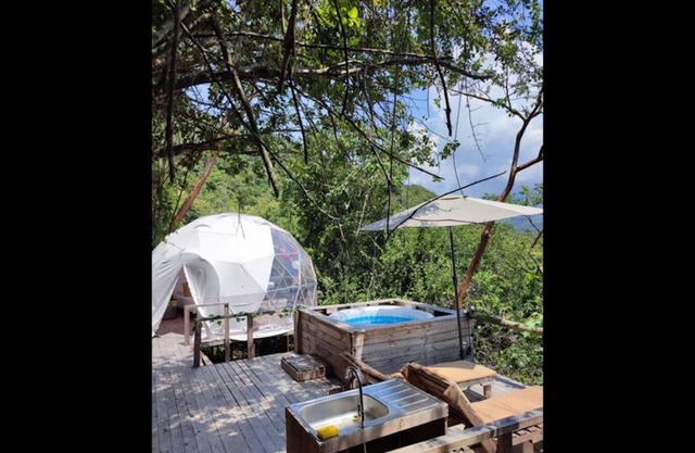 Room in Bungalow - Beautiful Glamping Close Fusagasuga no003