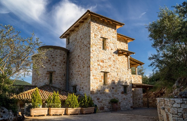 Rose Tower Luxury stone tower villa in the middle of nature with stunning view.