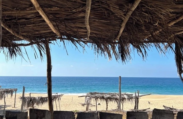 Rustic cabin with ocean view