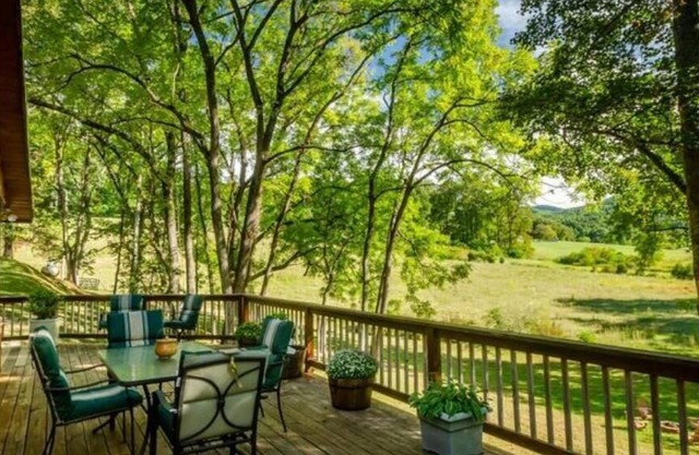 Rustic Log Home - Meadow and Brook