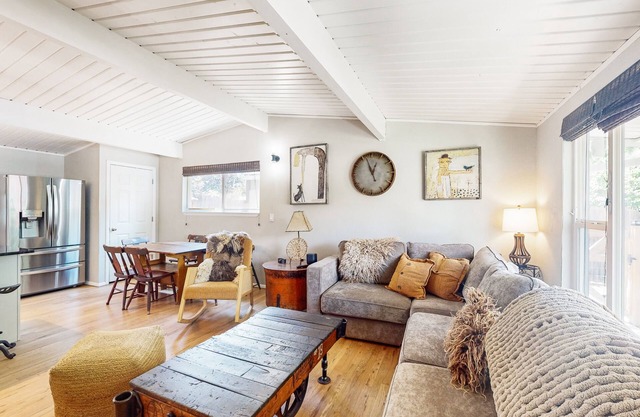 Rustic mountain view home w/large yard, pond, & updated kitchen - dog-friendly