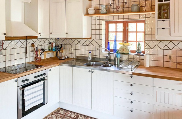 Rustic wooden house on the outside and cosiness on the inside welcome you to a relaxing holiday!