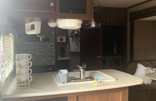 RV Camper on Private Campground