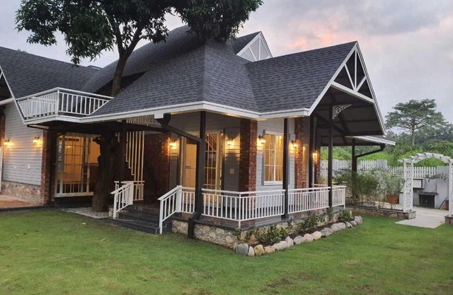 SaffronStays Doon Hideout, Dehradun - luxury villa with plunge pool, lawn and barbeque