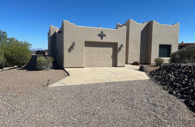 Saguaro Studded City and Mountain Views in the Tucson Mountain foothills.