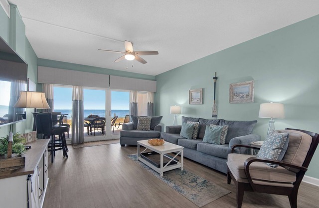 Sandy Key 113: 2 BR/2 BA Beachfront in Perdido Key, FL On-Site Rental Office Sleeps 6