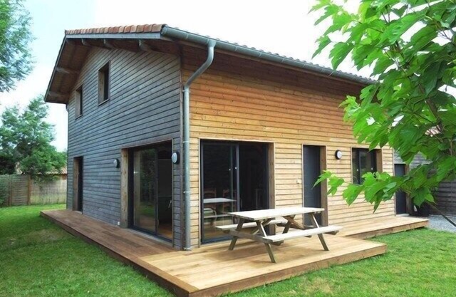 Saubion "Les Carolins", Pleasant wooden villa for 6 people.