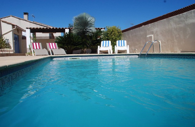 Sauvian Villa, Detached With Private Pool And Only 5 Miles To The Beach