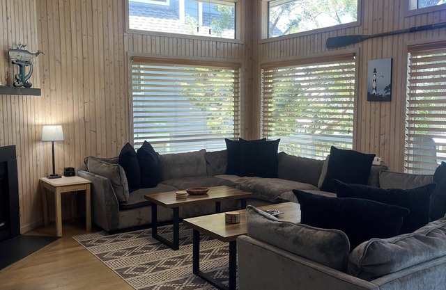 Savor the morning light from the decks and porches; close to lighthouse and ferry