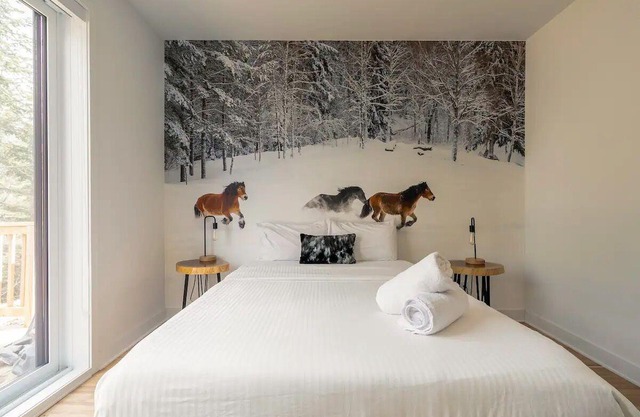 Scandinavian retreat with spa12 minutes from Tremblant