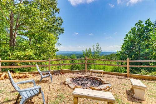 Scenic Talking Rock Creek Resort Home with Hot Tub
