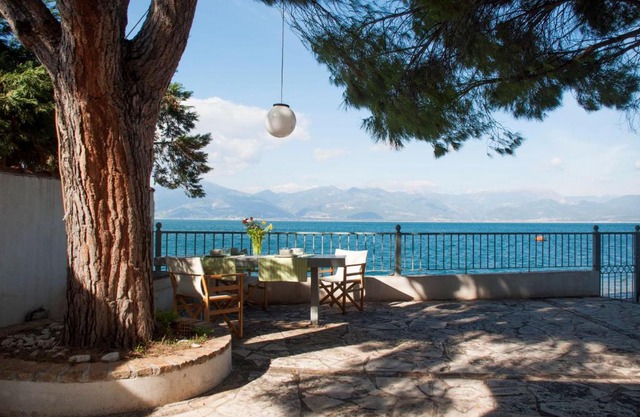 Sea front house on the beach, Peloponnese